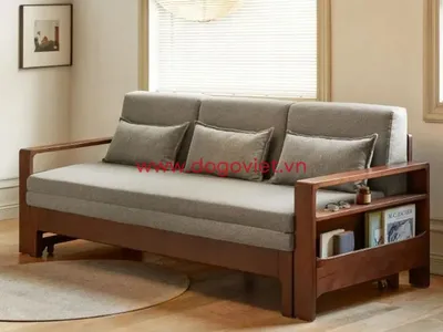 25+ mẫu ghế sofa gỗ hiện đại đẹp, sang trọng, bán chạy tại Kênh Đồ Gỗ Việt