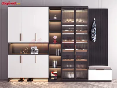 Tổng hợp các mẫu tủ giày cánh kính hot trend 2025 khiến ai cũng mê Tổng hợp các mẫu tủ giày cánh kính hot trend 2025 khiến ai cũng mê