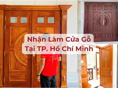 Top 10 mẫu cửa gỗ phòng khách đẹp, sang trọng và gia công theo yêu cầu 2025