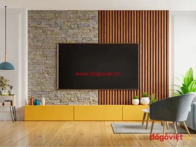 Top 25 mẫu vách tivi phòng khách đẹp hiện đại được ưa chuộng 2026  
