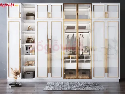  Top mẫu tủ quần áo kính trắng đẹp nhất hiện nay, gợi ý từ chuyên gia nội thất