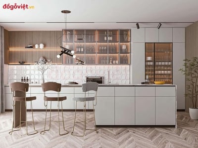 Tủ bếp kịch trần là gì? Ưu nhược điểm & báo giá mới nhất 2026  