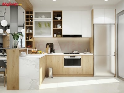 Tủ bếp gỗ MDF là gì? Ưu nhược điểm và báo giá chi tiết 2026 