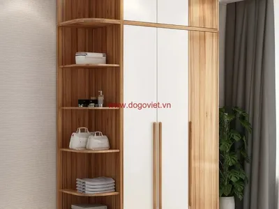 Top 10 mẫu tủ quần áo gỗ công nghiệp 3 cánh đẹp, giá tốt nhất 