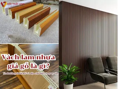 Vách lam nhựa giả gỗ là gì? Xu hướng thiết kế và địa chỉ thi công uy tín