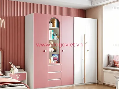 Xu hướng thiết kế tủ đựng quần áo trẻ con hiện đại, tiện nghi, an toàn Xu hướng thiết kế tủ đựng quần áo trẻ con hiện đại, tiện nghi, an toàn