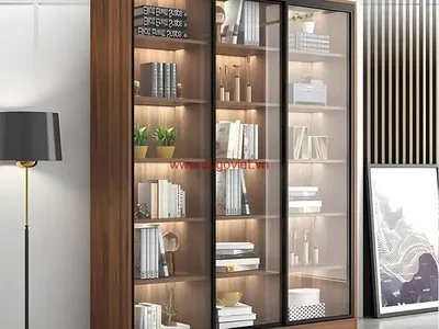 Xu hướng tủ trang trí cánh kính hiện đại & cách chọn phù hợp không gian