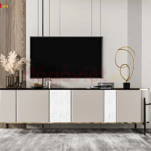 Kệ Để Tivi Bằng Gỗ Công Nghiệp Thiết Kế Gọn Gàng Tối Ưu