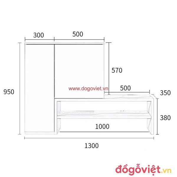 Mẫu Tủ Để Giày Bằng Gỗ Công Nghiệp Đơn Giản Thiết Kế Tiện Lợi