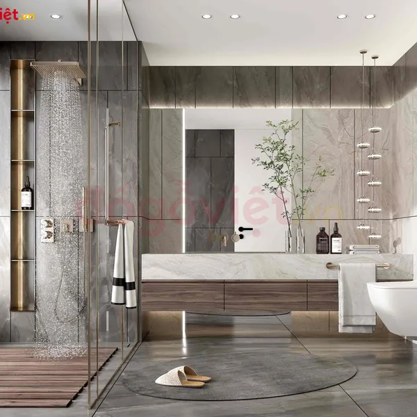 Tủ Treo Tường Nhà Tắm Đẳng Cấp Sang Trọng Phong Cách Châu Âu
