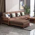 Bộ Sofa Óc Chó Hiện Đại Cho Phòng Khách Thiết Kế Kiểu L Tinh Tế