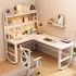 Bàn Học Sinh Liền Giá Sách Tiện Dụng Chất Liệu Gỗ Công Nghiệp MDF Tốt