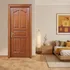 Cửa Gỗ Gõ Đỏ Tự Nhiên 1 Cánh Kết Cấu Chắc Chắn Giá Ưu Đãi