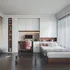 Decor Phòng Ngủ 10m2 Gỗ Công Nghiệp Đầy Đủ Tiện Nghi