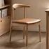 Ghế Nhà Ăn Gỗ Sồi Mặt Nệm Tựa Lưng Cong Mềm Mại Tinh Tế
