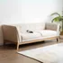 Ghế Sofa Khung Gỗ Sồi Tự Nhiên Kết Hợp Đệm Nỉ Sang Trọng