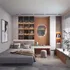 Mẫu Decor Phòng Ngủ Gỗ Công Nghiệp Phối Kính Cường Lực Sang Trọng
