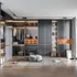 Mẫu Decor Phòng Thay Đồ Gỗ Công Nghiệp Tinh Tế Hiện Đại