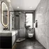 Phòng Tắm Hiện Đại Với Tủ Lavabo Kết Hợp Đèn Led Ánh Sáng Ấm