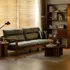 Sofa Da Phòng Khách Màu Xanh Rêu Sang Trọng Thiết Kế Tinh Tế Hiện Đại