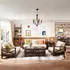 Sofa Gỗ Sồi Sơn Màu Óc Chó Thiết Kế Tinh Tế Sang Trọng