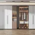 Thiết Kế Tủ Treo Quần Áo Gỗ Công Nghiệp Cánh Kính Hiện Đại