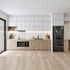 Tủ Bếp Chữ I Nhựa PVC Pima Phủ Melamine Hiện Đại