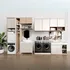 Tủ Để Máy Giặt Và Lavabo Gỗ Công Nghiệp Hiện Đại Tối Ưu