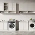Tủ Đựng Máy Giặt Liền Lavabo Phong Cách Tối Giản Hiện Đại