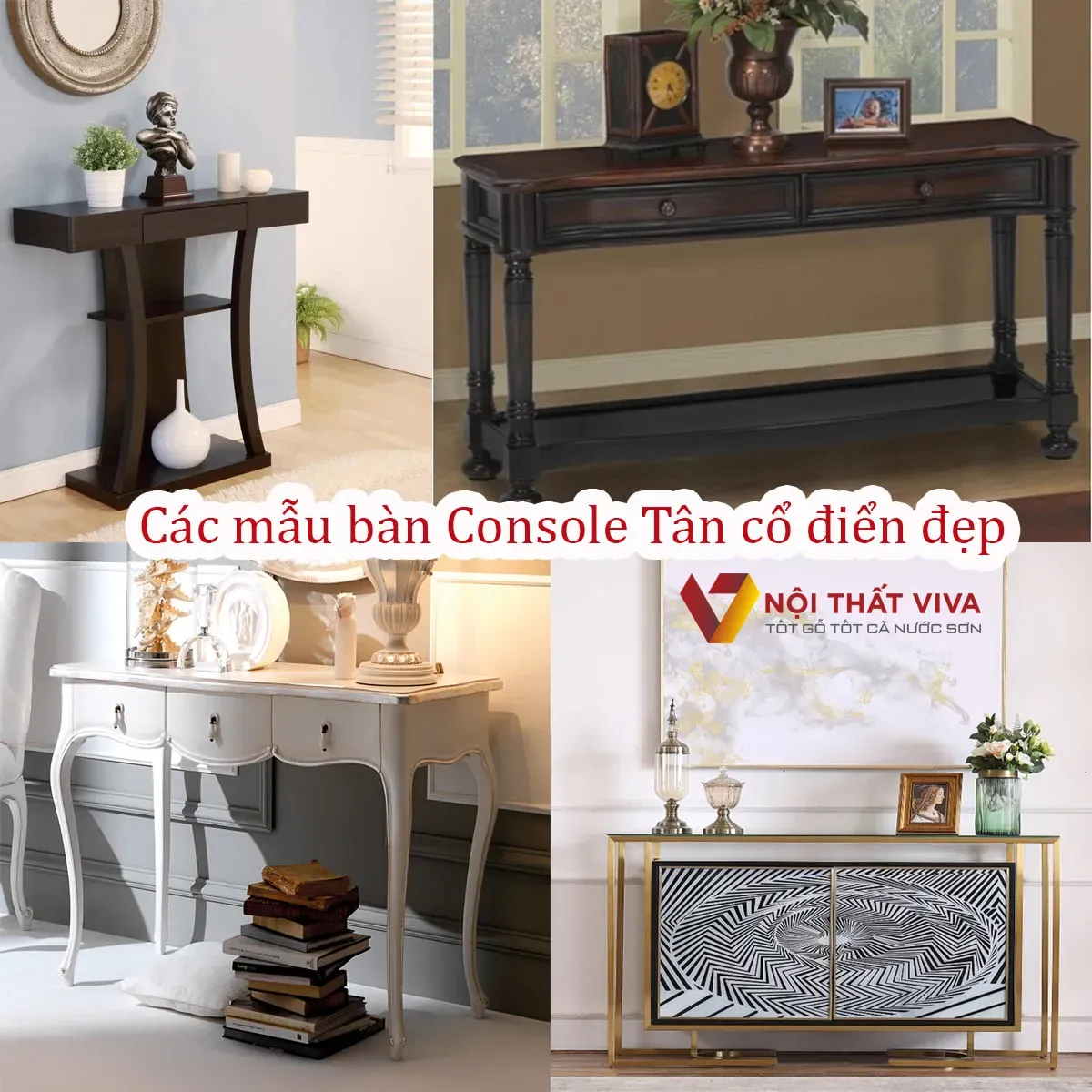 Bàn Console Gỗ