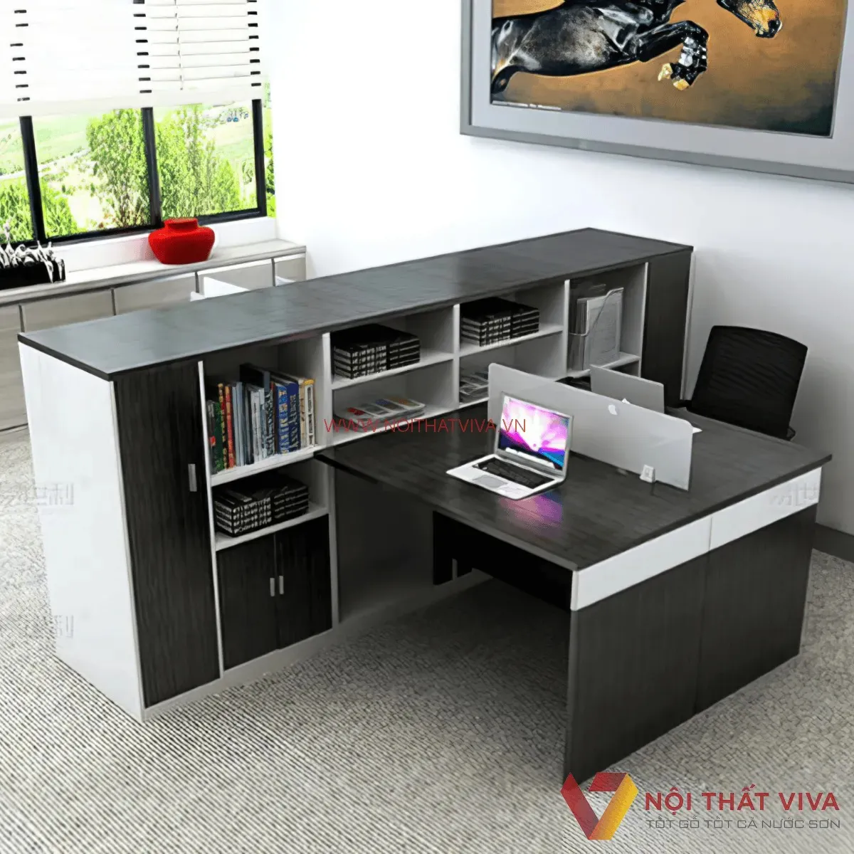 B&agrave;n L&agrave;m Việc Gỗ C&ocirc;ng Nghiệp