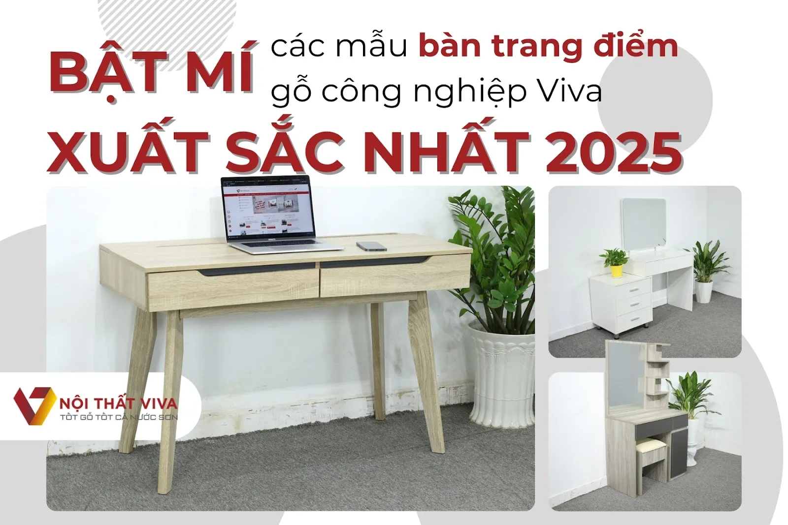 Bàn Trang Điểm Gỗ Công Nghiệp