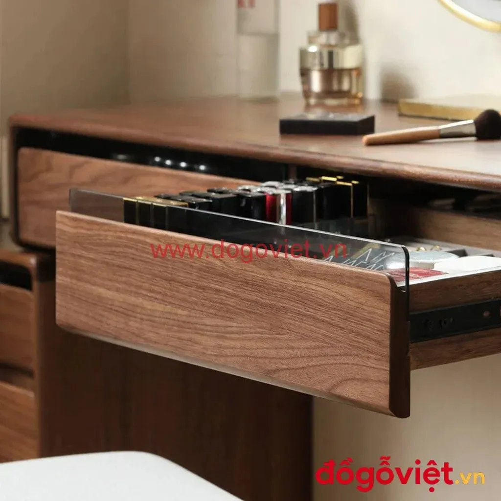 B&agrave;n Trang Điểm Gỗ Tự Nhi&ecirc;n