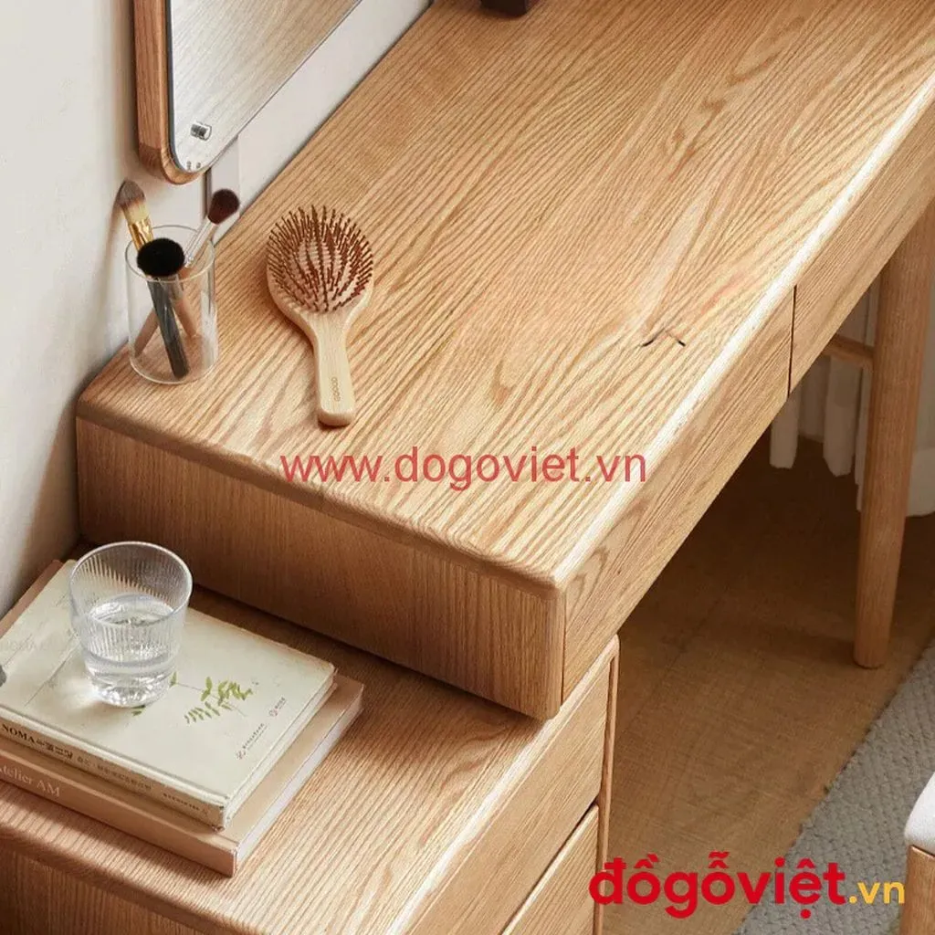 B&agrave;n Trang Điểm Gỗ Tự Nhi&ecirc;n