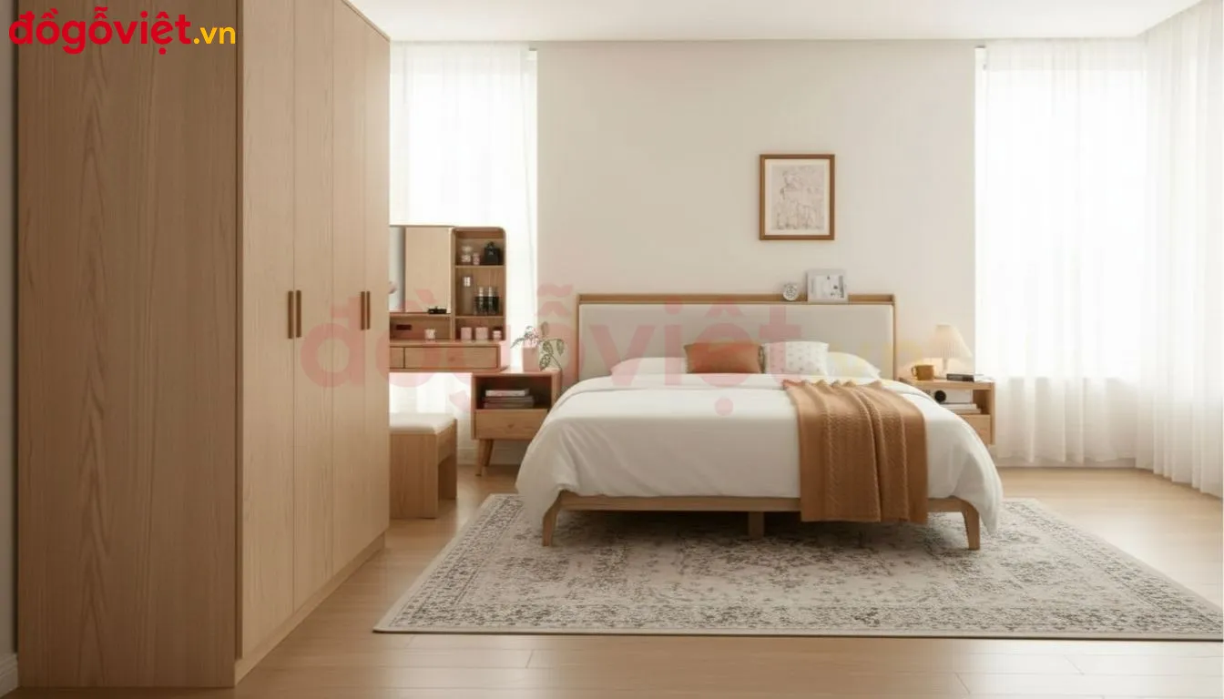 Combo Giường Tủ Giá Rẻ Chất Liệu Gỗ Tự Nhiên Bền Bỉ Combo Giường Tủ Giá Rẻ Chất Liệu Gỗ Tự Nhiên Bền Bỉ
