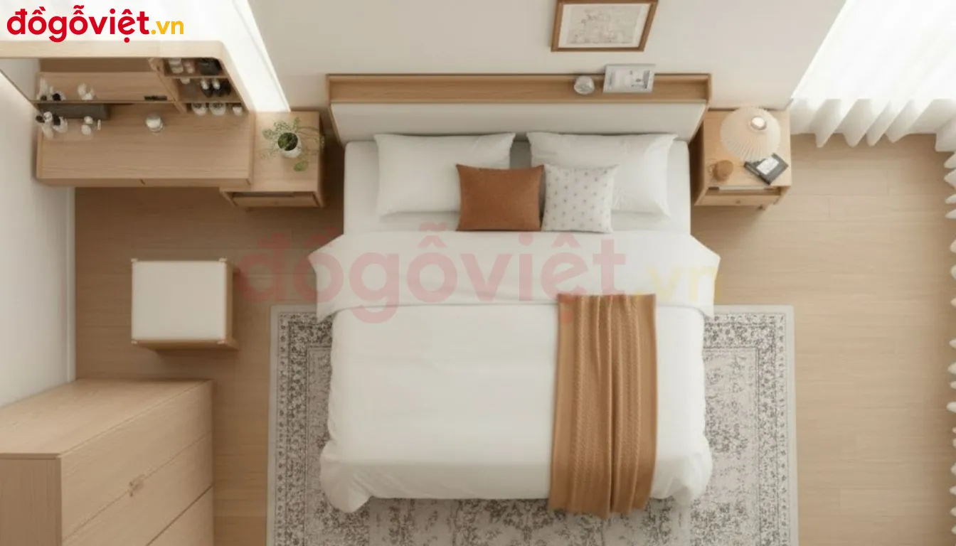 Combo Giường Tủ Giá Rẻ Chất Liệu Gỗ Tự Nhiên Bền Bỉ Combo Giường Tủ Giá Rẻ Chất Liệu Gỗ Tự Nhiên Bền Bỉ