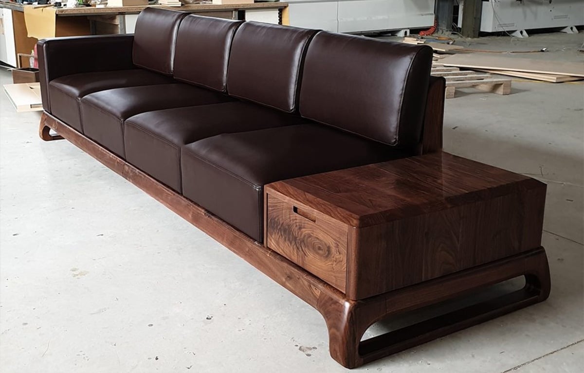Sofa gỗ &oacute;c ch&oacute; c&oacute; ưu điểm vượt trội, thiết kế sang trọng