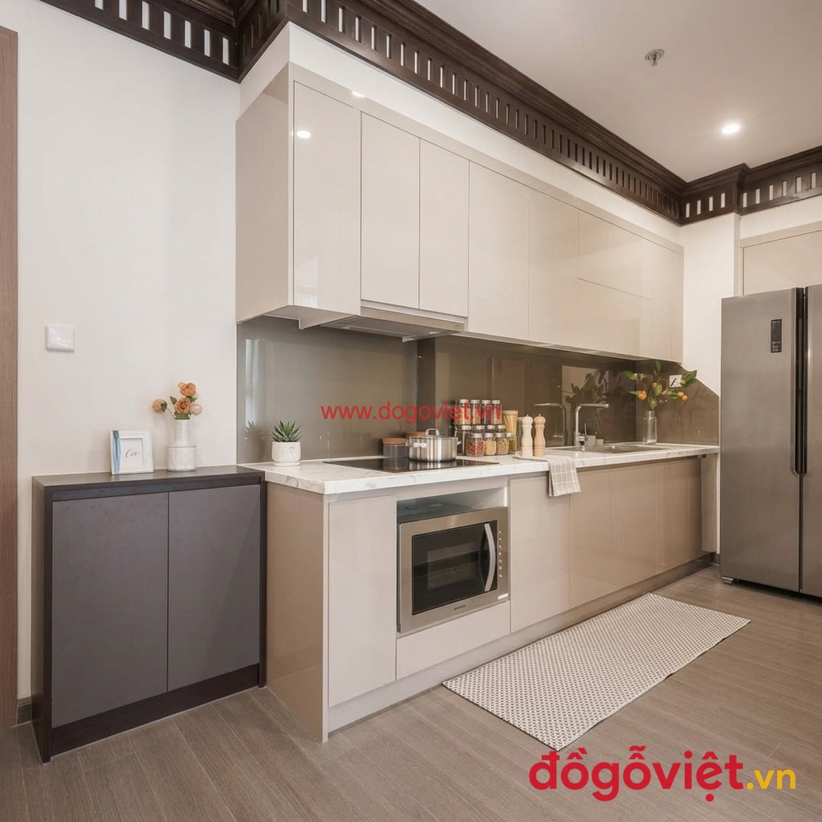 Tủ bếp nhựa Picomat cao cấp, an to&agrave;n cho người ti&ecirc;u d&ugrave;ng