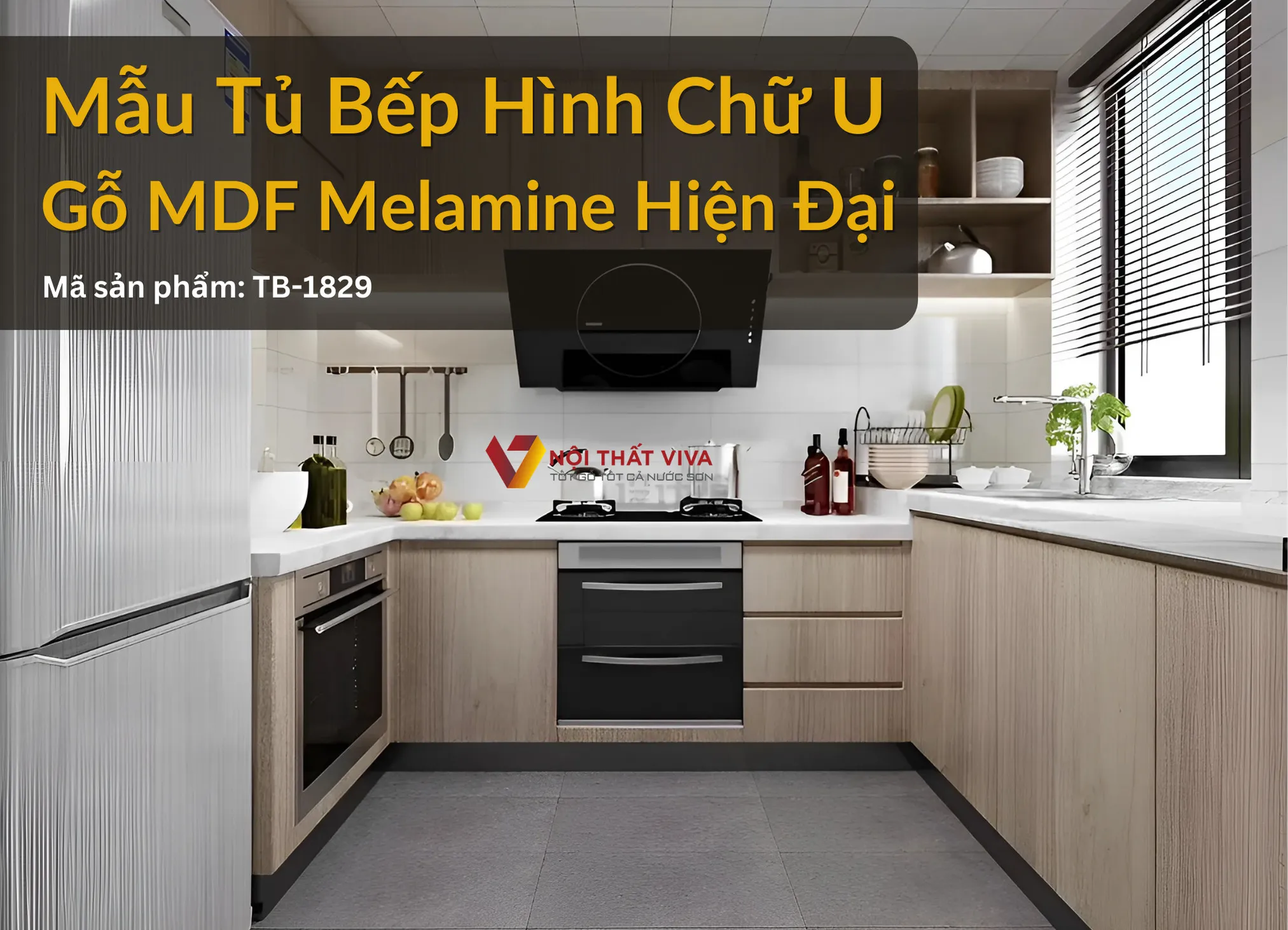 Tủ Bếp Chữ U