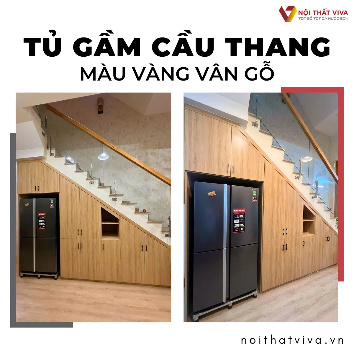 Tủ Giày Gầm Cầu Thang