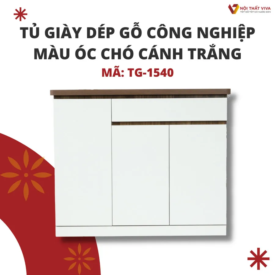 Tủ Giày Gỗ Công Nghiệp