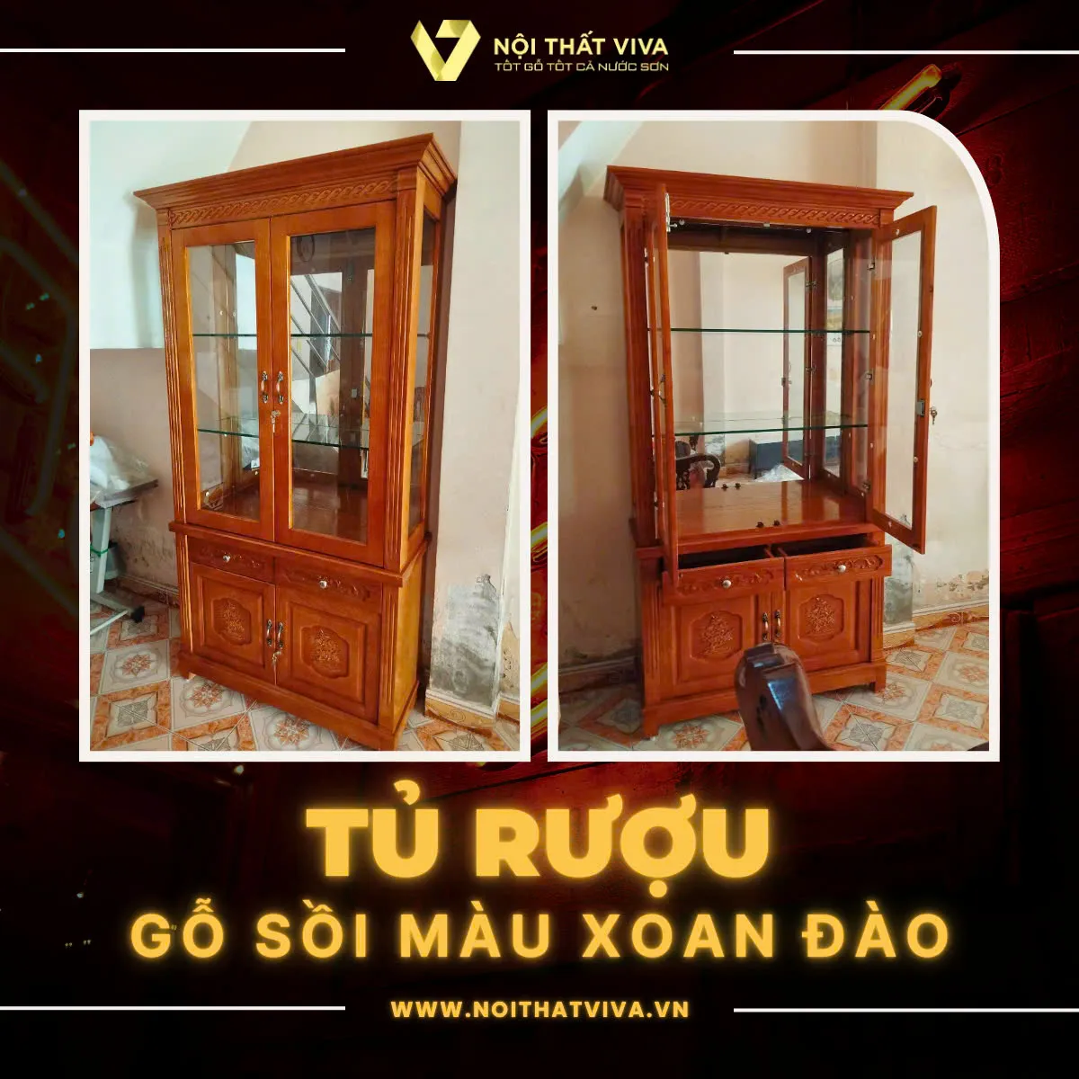 Tủ Rượu Tân Cổ Điển