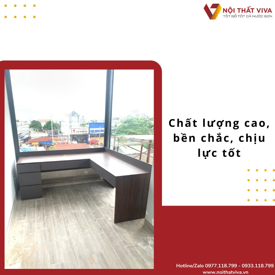 Tiêu chí chọn bàn làm việc gỗ công nghiệp đẹp, bền, xu hướng mới nhất 