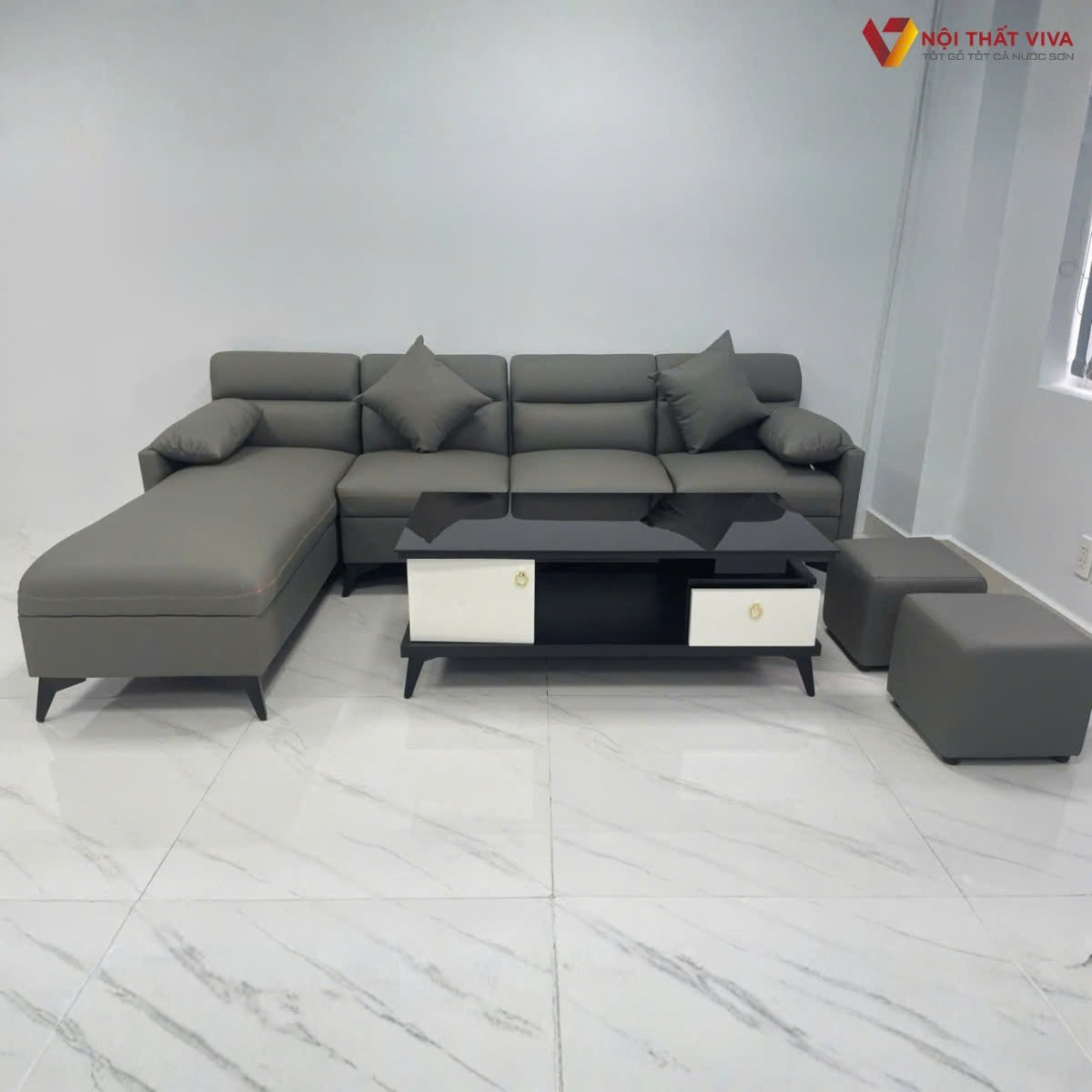 Tổng hợp các mẫu ghế sofa da chữ L bền đẹp, sang trọng, dễ phối nội thất Tổng hợp các mẫu ghế sofa da chữ L bền đẹp, sang trọng, dễ phối nội thất