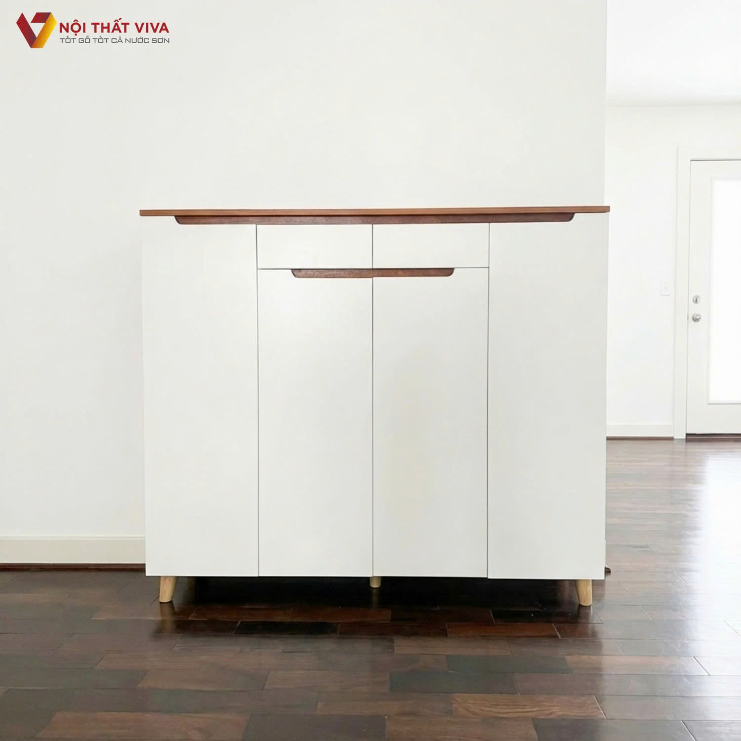 Tổng hợp c&aacute;c mẫu tủ gi&agrave;y d&eacute;p bằng gỗ gi&aacute; xưởng tại K&ecirc;nh Đồ Gỗ Việt