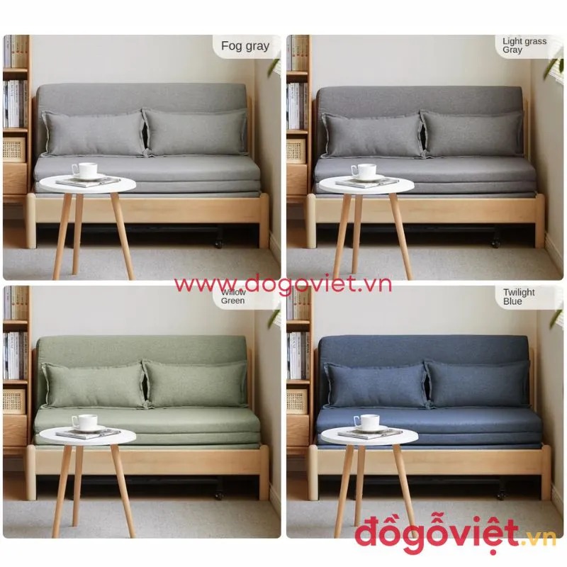 Tổng hợp mẫu sofa giường gỗ sồi tiện nghi, ph&ugrave; hợp mọi kh&ocirc;ng gian 