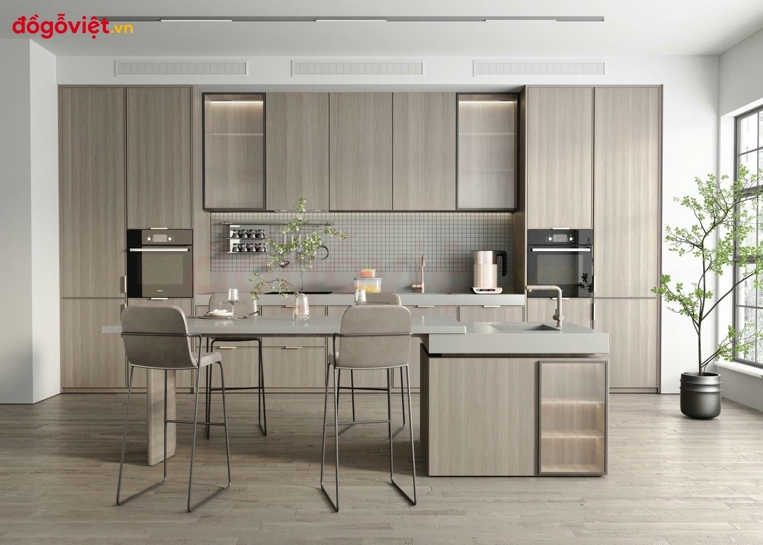 Tổng hợp mẫu tủ bếp c&oacute; đảo bếp hiện đại đẹp v&agrave; c&aacute;ch lựa chọn ph&ugrave; hợp