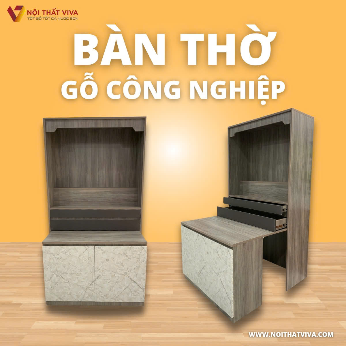 Tổng hợp mẫu tủ thờ gỗ đẹp nhất, hợp phong thủy, giá tốt hiện nay