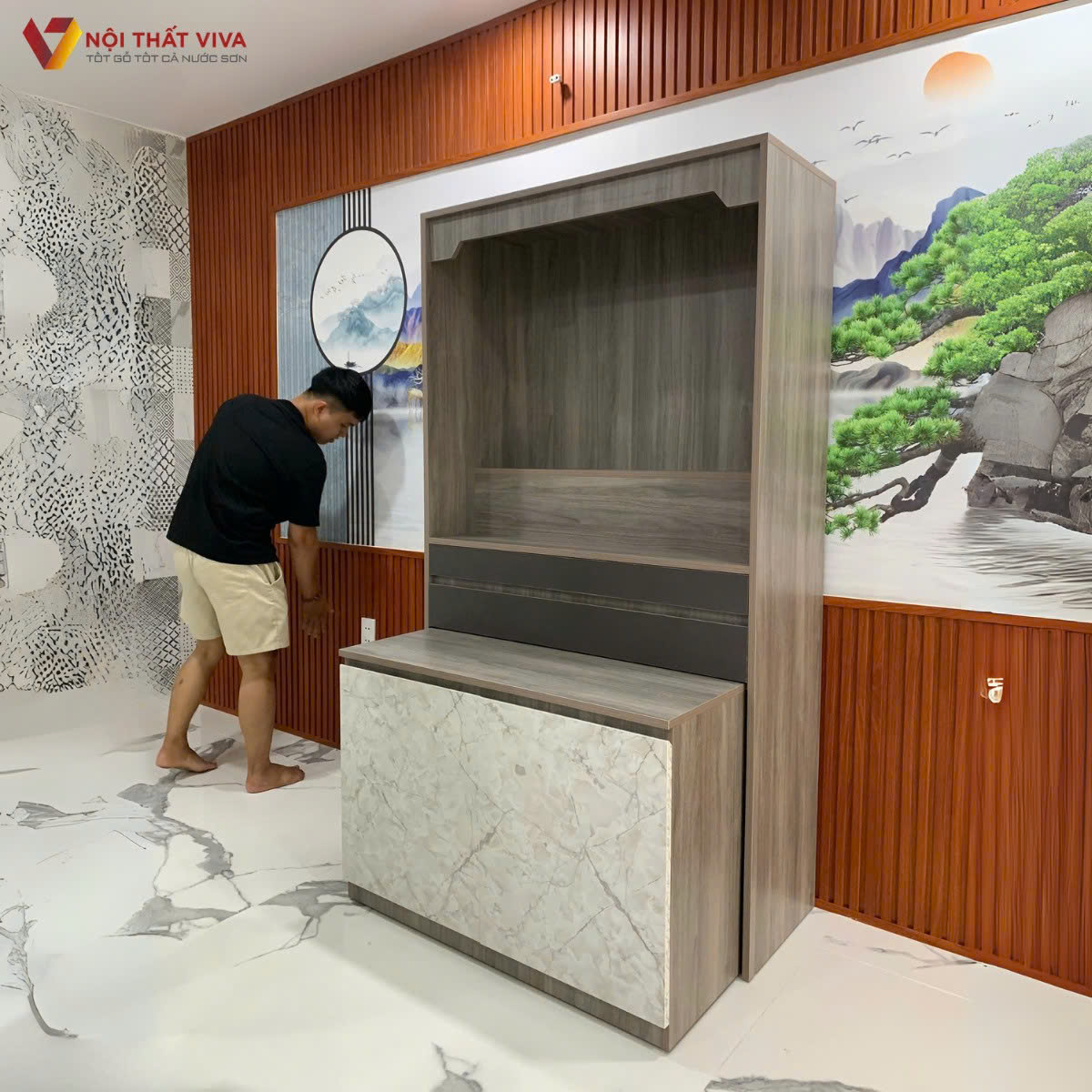 Tổng hợp mẫu tủ thờ gỗ đẹp nhất, hợp phong thủy, giá tốt hiện nay