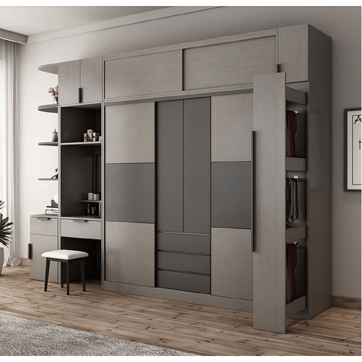 Top 10+ mẫu tủ quần áo đẹp, thiết kế tối giản cho phòng ngủ hiện đại